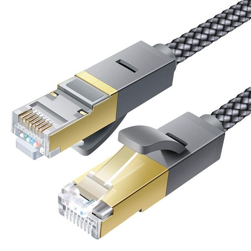 Cat 6 Cable, JSAUX 6.6ft Flat Wire LAN Rj45 High Speed